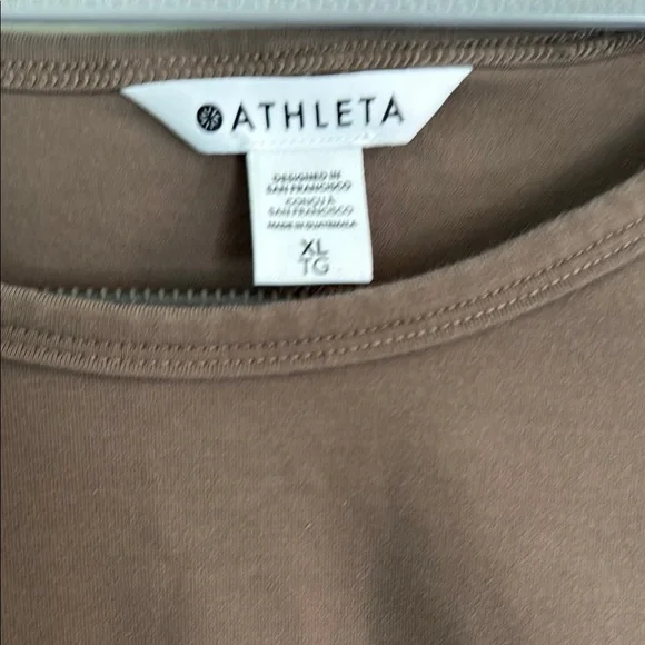Athleta Brown Long Sleeve Top - Picture 2 of 10